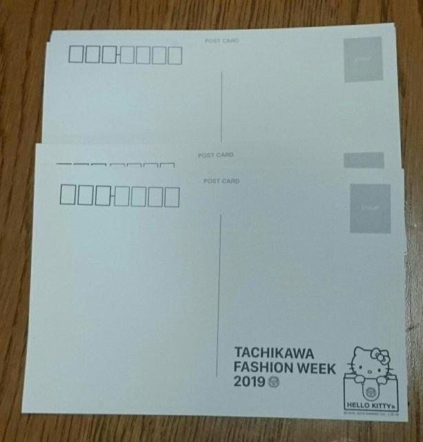 2019 立川ファッションウィーク ハローキティ ステッカー ハガキ < おもちゃ  2019 立川ファッションウィーク ハローキティ ステッカー ハガキ < おもちゃの