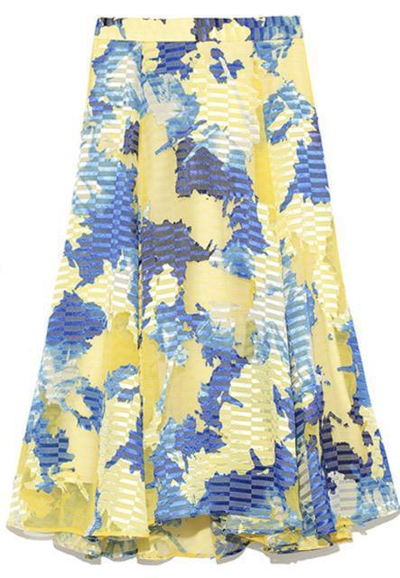 frayidfrayi.dフレイアイディーフラワーフレアミディアムロングジャガードオパールスカートシアーイエローブルー黄色青 < ブランド frayidfrayi.dフレイアイディーフラワーフレアミディアムロングジャガードオパールスカートシアーイエローブルー黄色青 < ブランドの