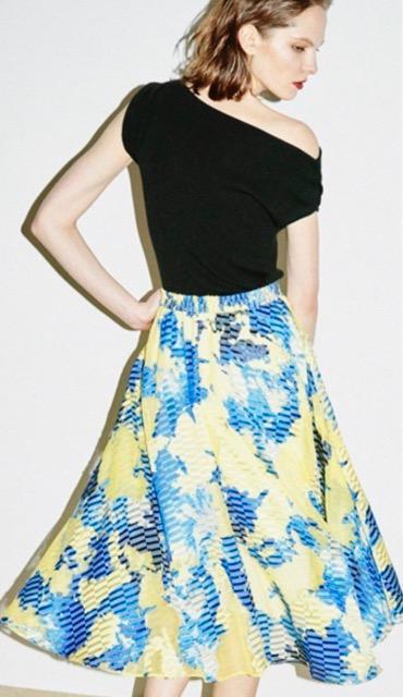 frayidfrayi.dフレイアイディーフラワーフレアミディアムロングジャガードオパールスカートシアーイエローブルー黄色青 < ブランド frayidfrayi.dフレイアイディーフラワーフレアミディアムロングジャガードオパールスカートシアーイエローブルー黄色青 < ブランドの