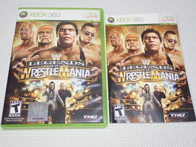 xbox360★WWE LEGENDS OF WRESTLEMANIA 海外版 北米版 < ゲーム本体/ソフト  xbox360★WWE LEGENDS OF WRESTLEMANIA 海外版 北米版  < ゲーム本体/ソフトの