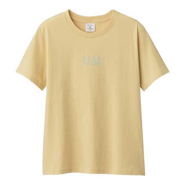 GUグラフィックT(半袖)ELLE2 Mサイズ イエロー < ブランド  GUグラフィックT(半袖)ELLE2 Mサイズ イエロー  < ブランドの