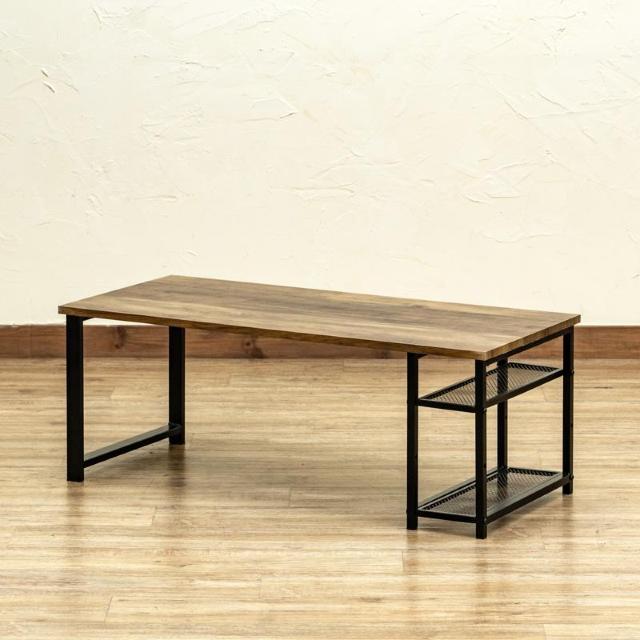 【送料無料】棚付センターテーブル 90×40cm 収納 木目調 ストーン調 マーブルホワイト 大理石柄 ローテーブル 机 < インテリア/ライフ 【送料無料】棚付センターテーブル 90×40cm 収納 木目調 ストーン調 マーブルホワイト 大理石柄 ローテーブル 机 < インテリア/ライフの