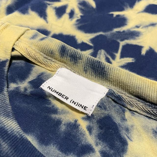 NUMBER(N)INE タイダイブリーチ クルーネック トップス < 男性ファッション NUMBER(N)INE タイダイブリーチ クルーネック トップス < 男性ファッションの