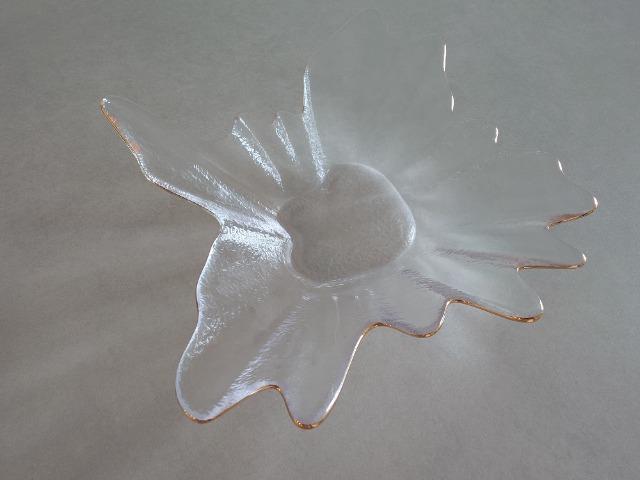 変形ガラス皿 未使用/アンティーク好き、器好き、食器好き < インテリア/ライフ  変形ガラス皿 未使用/アンティーク好き、器好き、食器好き < インテリア/ライフの