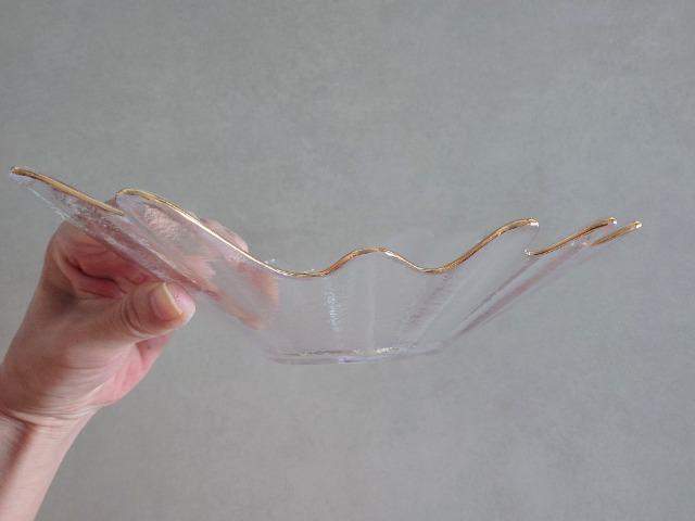 変形ガラス皿 未使用/アンティーク好き、器好き、食器好き < インテリア/ライフ  変形ガラス皿 未使用/アンティーク好き、器好き、食器好き < インテリア/ライフの