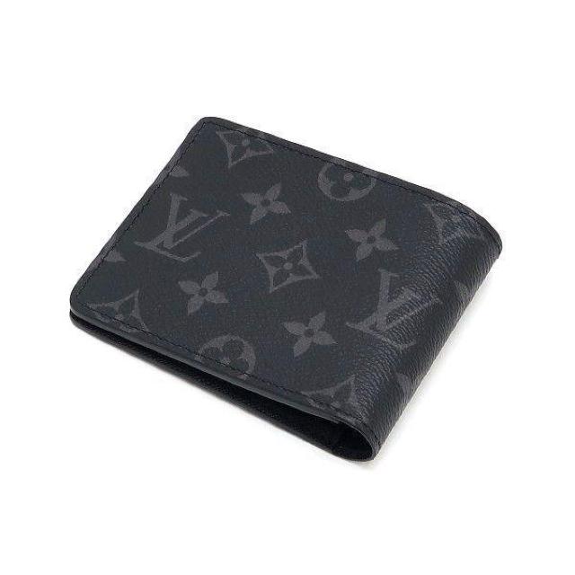 ◆ 本物 新品同様 ◆ LV ルイヴィトン モノグラムエクリプス 財布 札入れ ミュルティプル 保存袋 箱 人気 M61695 < ブランド  ◆ 本物 新品同様 ◆ LV ルイヴィトン モノグラムエクリプス 財布 札入れ ミュルティプル 保存袋 箱 人気 M61695 < ブランドの