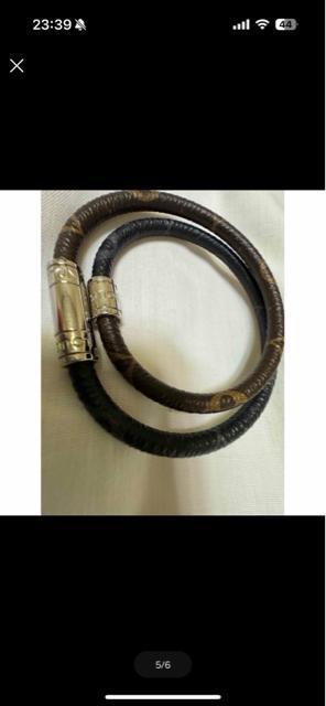 ルイヴィトン M6555E ブラスレ キープイット BC0280 ブレスレット モノグラム 黒と茶色 < ブランド ルイヴィトン M6555E ブラスレ キープイット BC0280 ブレスレット モノグラム 黒と茶色 < ブランドの