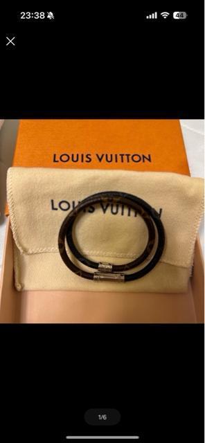 ルイヴィトン M6555E ブラスレ キープイット BC0280 ブレスレット モノグラム 黒と茶色 < ブランド ルイヴィトン M6555E ブラスレ キープイット BC0280 ブレスレット モノグラム 黒と茶色 < ブランドの