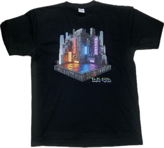 新品 LAG2 The Future City グラフィティ T 黒 L < 男性ファッション 新品 LAG2 The Future City グラフィティ T 黒 L < 男性ファッションの