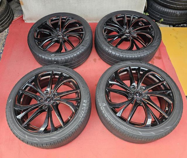 ウェッズ レオニス TE 19インチ8J +35 PCD114.3 5Hタイヤ付き4本セットブリヂストンREGNOレグノGRVU < 自動車/バイク ウェッズ レオニス TE 19インチ8J +35 PCD114.3 5Hタイヤ付き4本セットブリヂストンREGNOレグノGRVU < 自動車/バイク