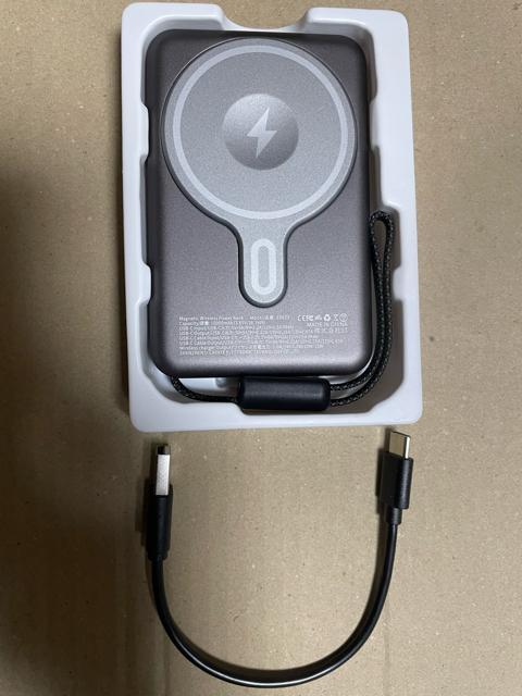 モバイルバッテリー 軽量 薄型 小型 10000mAh大容量 マグネット式ワイヤレス充電器 PD PSE認証済 MagSafe対応 < 家電/AV モバイルバッテリー 軽量 薄型 小型 10000mAh大容量 マグネット式ワイヤレス充電器 PD PSE認証済 MagSafe対応 < 家電/AVの