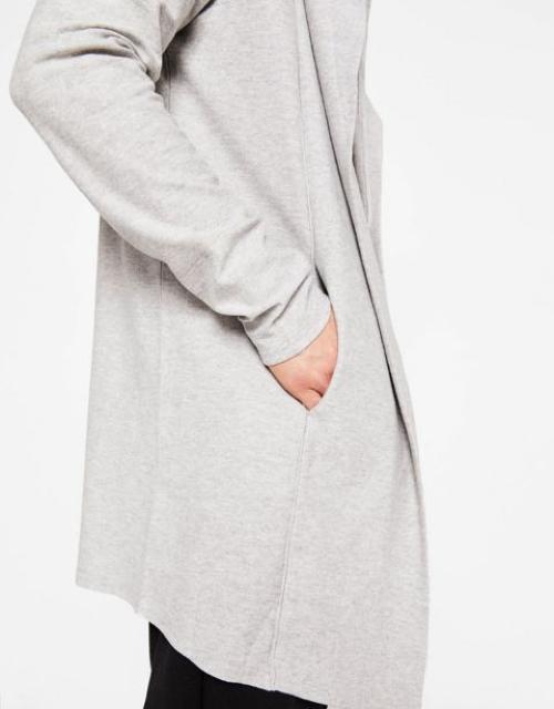 ☆Bershka ベルシュカ フード付き ケープ ロングパーカー/メンズ/XS/グレー☆新品 < ブランド  ☆Bershka ベルシュカ フード付き ケープ ロングパーカー/メンズ/XS/グレー☆新品 < ブランドの