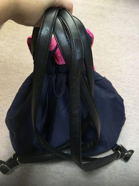 ジェニィlove*ダウン/巾着型リュック*デカリボン*数回使用 < ブランド  ジェニィlove*ダウン/巾着型リュック*デカリボン*数回使用 < ブランドの