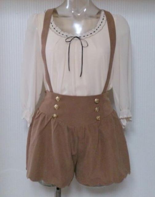 EMS★裾スカラップ サス付き キュロット < ブランド EMS★裾スカラップ サス付き キュロット < ブランドの