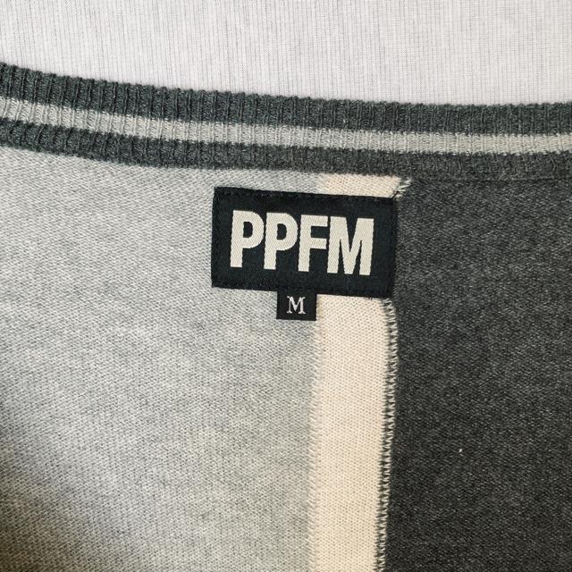 φJR PPFM ドルマン 半袖 カーディガン  M ダークグレー N2m < ブランド  φJR PPFM ドルマン 半袖 カーディガン  M ダークグレー N2m < ブランドの