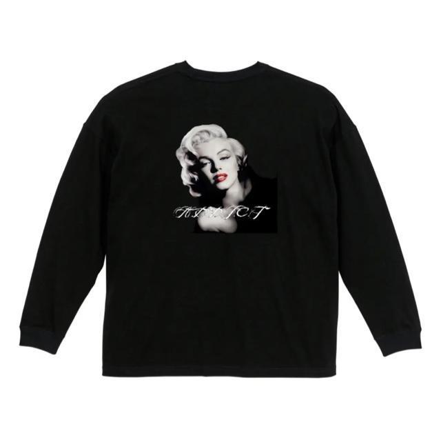 A.D.D.I.C.T Marilyn Monroe Graphic L/S Tee Black < 男性ファッション  A.D.D.I.C.T Marilyn Monroe Graphic L/S Tee Black  < 男性ファッションの