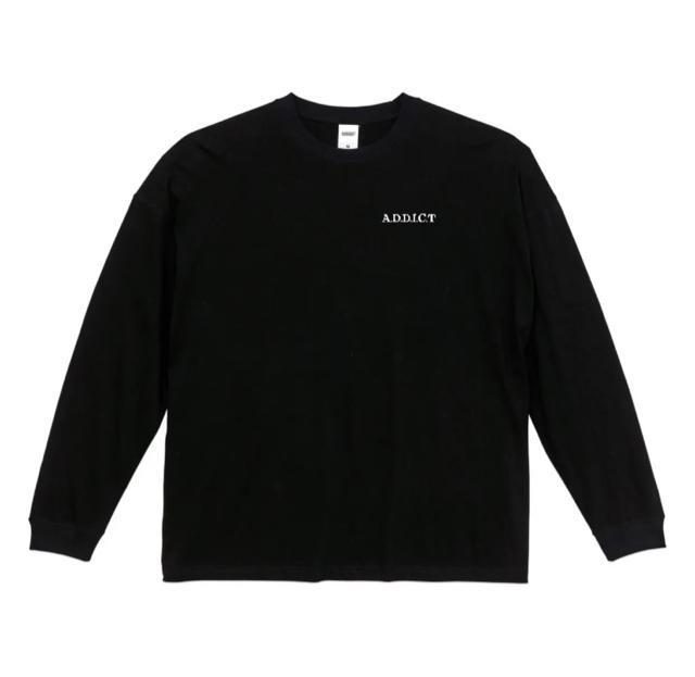 A.D.D.I.C.T Marilyn Monroe Graphic L/S Tee Black < 男性ファッション  A.D.D.I.C.T Marilyn Monroe Graphic L/S Tee Black < 男性ファッションの