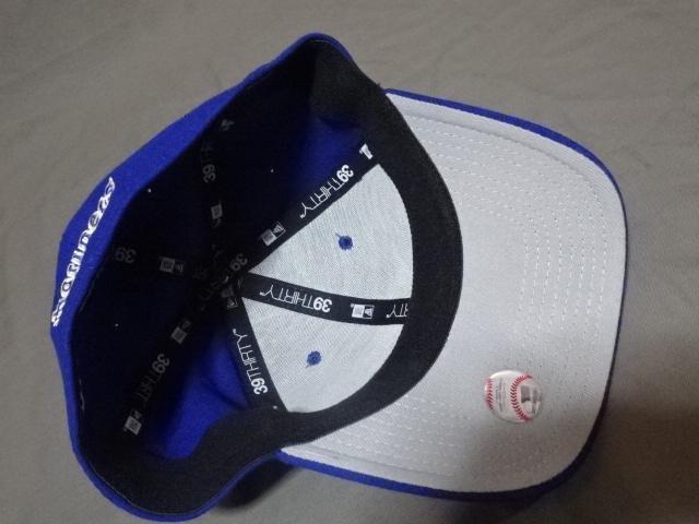 USA購入【NEWERA】【39THIRTY】MLB シアトル マリナーズ ロゴ刺繍入り キャップ < 男性ファッション  USA購入【NEWERA】【39THIRTY】MLB シアトル マリナーズ ロゴ刺繍入り キャップ < 男性ファッションの