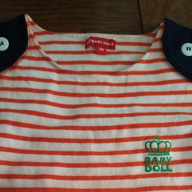 90サイズ 長袖長パンツ ロンパース BABY DOLL び < キッズ/ベビー 90サイズ 長袖長パンツ ロンパース BABY DOLL び < キッズ/ベビーの