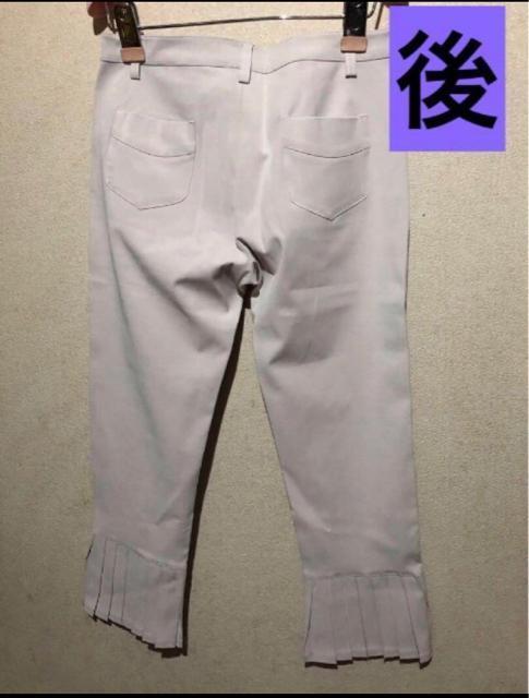 【新品タグ付き】Bonsens ボンサンス 裾プリーツ クロップドパンツ < 女性ファッション  【新品タグ付き】Bonsens ボンサンス 裾プリーツ クロップドパンツ < 女性ファッションの