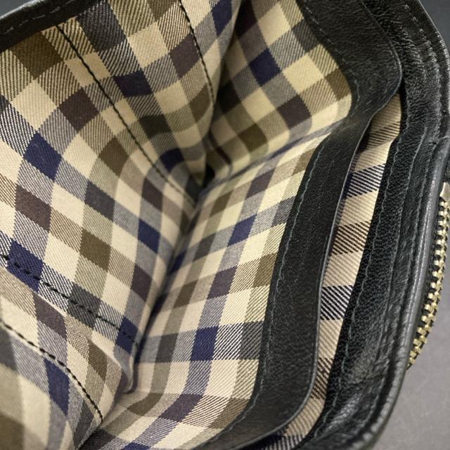 即決 Aquascutum アクアスキュータム 三つ折り財布 ブラック < ブランド 即決 Aquascutum アクアスキュータム 三つ折り財布 ブラック < ブランドの