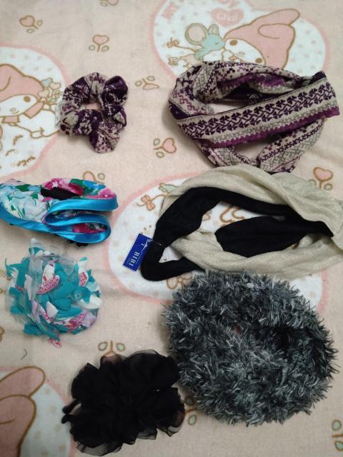 ヘアアクセサリー8点セット < 女性アクセサリー/時計 ヘアアクセサリー8点セット < 女性アクセサリー/時計の