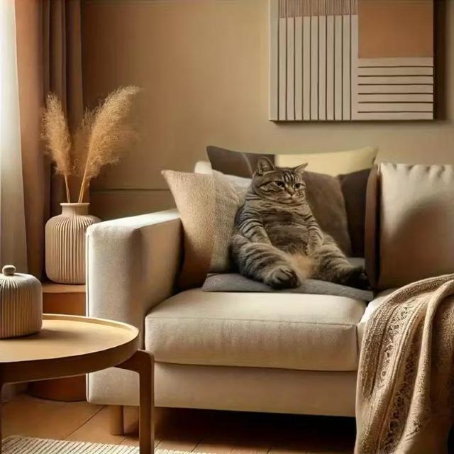 超お買い得790円★大きくてふわふわのタビーキャットクッション - 両面2Dフラットデザイン、ジッパー付き、リアル45×45cm < インテリア/ライフ 超お買い得790円★大きくてふわふわのタビーキャットクッション - 両面2Dフラットデザイン、ジッパー付き、リアル45×45cm < インテリア/ライフの