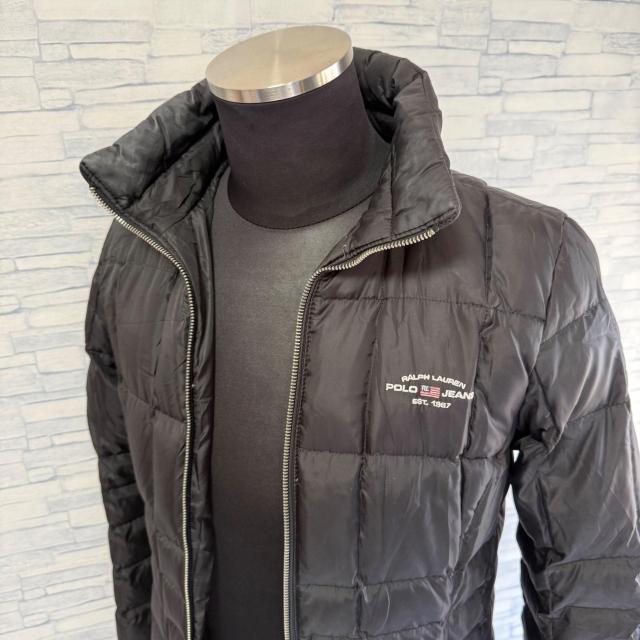 RALPH LAUREN POLO JEANS レディース ダウンコート 黒 M ロング丈 < ブランド RALPH LAUREN POLO JEANS レディース ダウンコート 黒 M ロング丈 < ブランドの