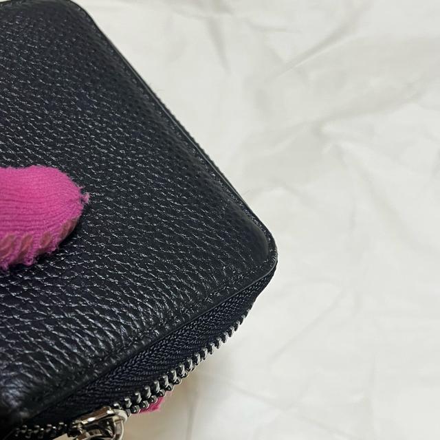 大容量 じゃばら カードケース 小銭入れ ラウンドファスナー レザー ブラック < 女性ファッション 大容量 じゃばら カードケース 小銭入れ ラウンドファスナー レザー ブラック < 女性ファッションの