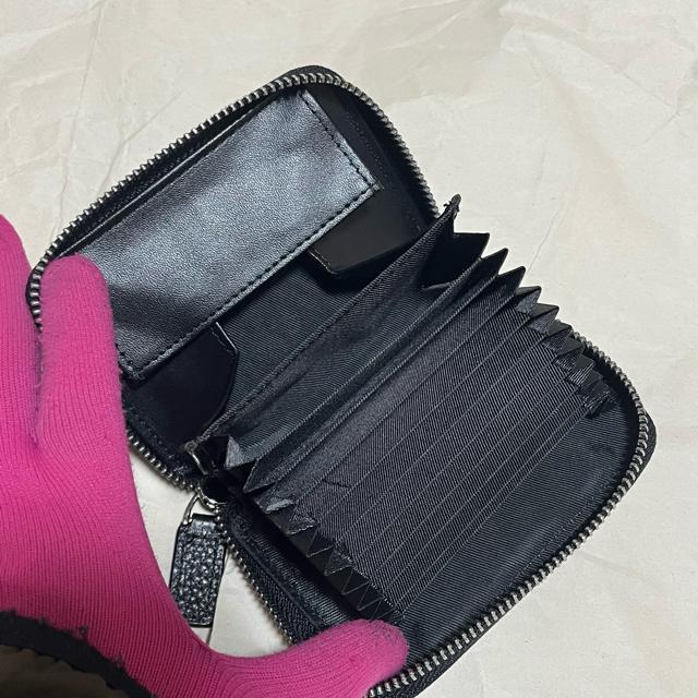 大容量 じゃばら カードケース 小銭入れ ラウンドファスナー レザー ブラック < 女性ファッション 大容量 じゃばら カードケース 小銭入れ ラウンドファスナー レザー ブラック < 女性ファッションの