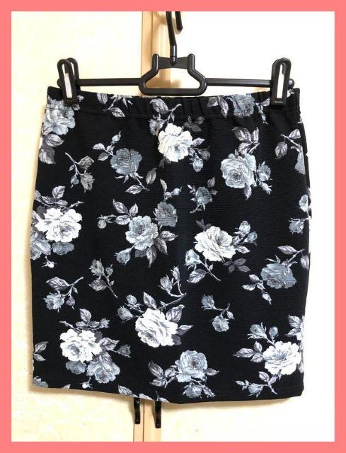 ☆新品☆花柄フリルノースリーブ&タイトスカートセットアップL☆ < 女性ファッション  ☆新品☆花柄フリルノースリーブ&タイトスカートセットアップL☆ < 女性ファッションの