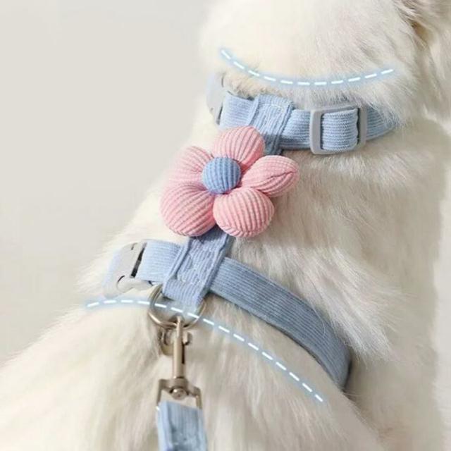 ぷっくりお花!ペットハーネス+リード 2点セット【新品】ピンク×水色 S●猫 うさぎ 子犬 小動物●お散歩 首輪 ハーネス 花 < ペット/手芸/園芸 ぷっくりお花!ペットハーネス+リード 2点セット【新品】ピンク×水色 S●猫 うさぎ 子犬 小動物●お散歩 首輪 ハーネス 花 < ペット/手芸/園芸の