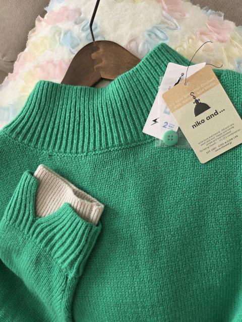 @niko and…ニット★グリーンパレットのあったかニット/新品♪ < ブランド @niko and…ニット★グリーンパレットのあったかニット/新品♪ < ブランドの