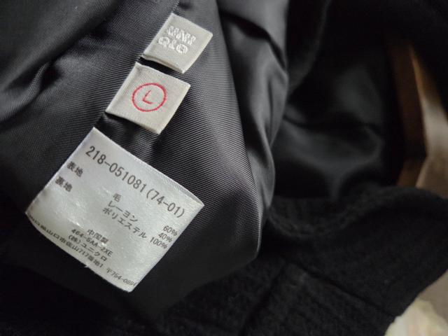 UNIQLOコート★ハイネックのブラックコート♪ < ブランド UNIQLOコート★ハイネックのブラックコート♪ < ブランドの