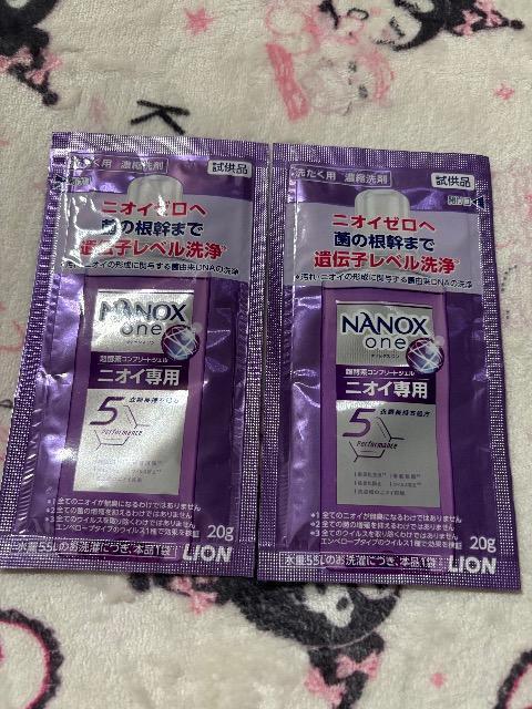 ライオン★ナノックスワン★洗濯用濃縮洗剤 試供品2つセット < インテリア/ライフ ライオン★ナノックスワン★洗濯用濃縮洗剤 試供品2つセット < インテリア/ライフの