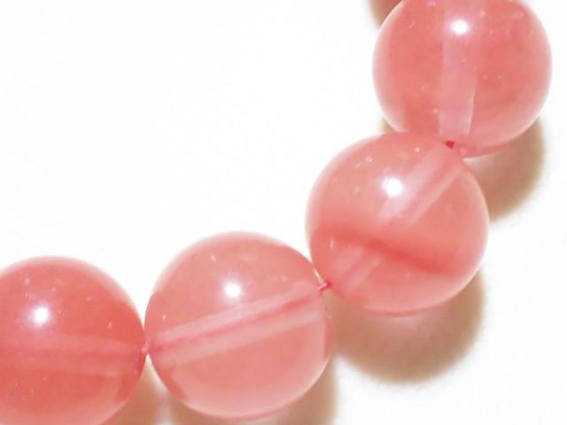天然石★チェリークォーツ ラウンド10mm 半連 < 女性アクセサリー/時計 天然石★チェリークォーツ ラウンド10mm 半連 < 女性アクセサリー/時計の