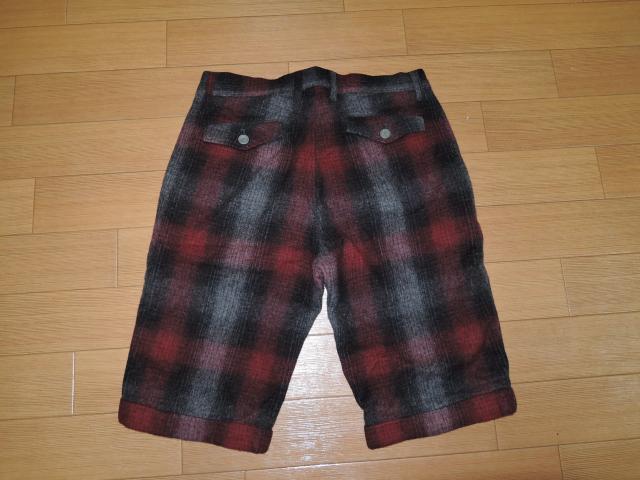 Glamb グラム チェック柄 ウール ショーツ 1 ハーフパンツ 厚手 < ブランド  Glamb グラム チェック柄 ウール ショーツ 1 ハーフパンツ 厚手 < ブランドの