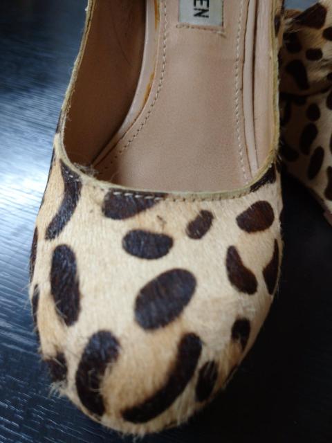 STEVE MADDEN/スティーブマデン ハラコ レオパウエッジサンダル(S) < ブランド  STEVE MADDEN/スティーブマデン ハラコ レオパウエッジサンダル(S) < ブランドの