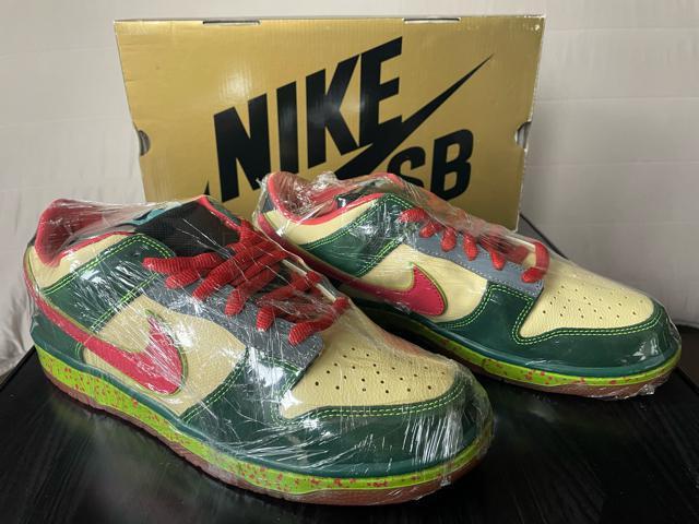 新品 DUNK LOW PREMIUM SB VANILLA/VRMLIN/RED/BLACK 313170-761 US12 < ブランド  新品 DUNK LOW PREMIUM SB VANILLA/VRMLIN/RED/BLACK 313170-761 US12 < ブランドの