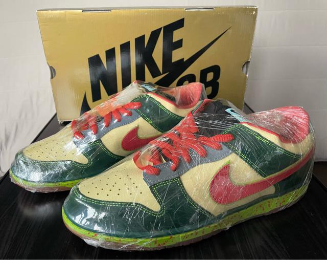 新品 DUNK LOW PREMIUM SB VANILLA/VRMLIN/RED/BLACK 313170-761 US12 < ブランド  新品 DUNK LOW PREMIUM SB VANILLA/VRMLIN/RED/BLACK 313170-761 US12 < ブランドの