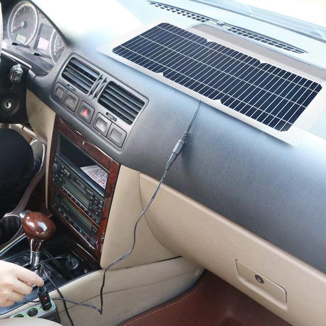 10W ソーラーバッテリー充電器、バッテリーメンテナー、ソーラーパネルトリクル充電器 ポータブル 超薄 < 自動車/バイク 10W ソーラーバッテリー充電器、バッテリーメンテナー、ソーラーパネルトリクル充電器 ポータブル 超薄 < 自動車/バイク