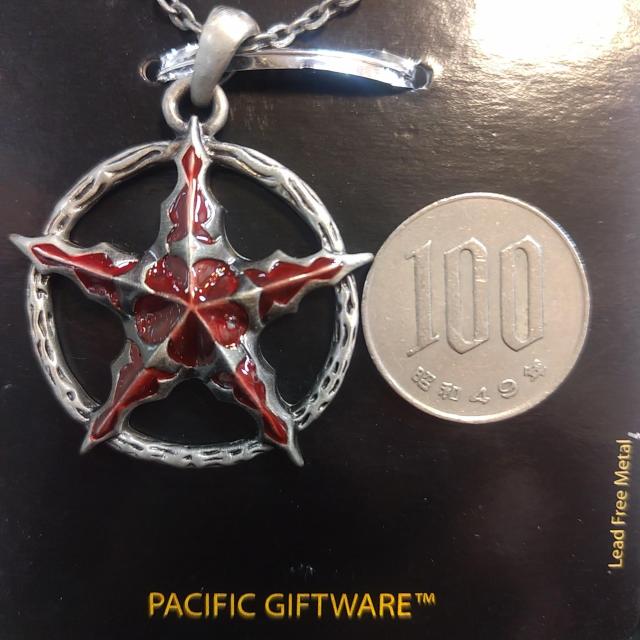 AzureGreen: Crimson Pentagram pendant  jANZT[/v 