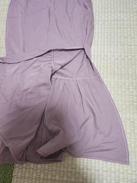 美品 ピンク サイドスリット ロングワンピース サイズ→M < 女性ファッション  美品 ピンク サイドスリット ロングワンピース サイズ→M < 女性ファッションの