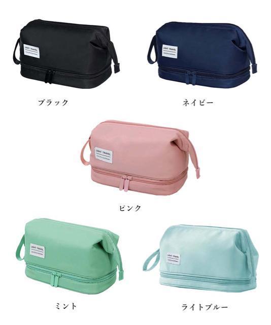 送料無料 新品 自立 化粧ポーチ 二段コスメポーチ 韓国 < 女性ファッション  送料無料 新品 自立 化粧ポーチ 二段コスメポーチ 韓国 < 女性ファッションの