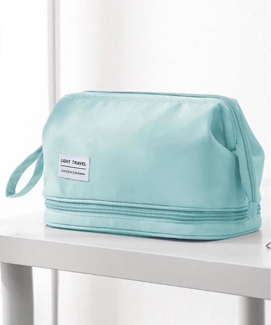 送料無料 新品 自立 化粧ポーチ 二段コスメポーチ 韓国 < 女性ファッション  送料無料 新品 自立 化粧ポーチ 二段コスメポーチ 韓国 < 女性ファッションの