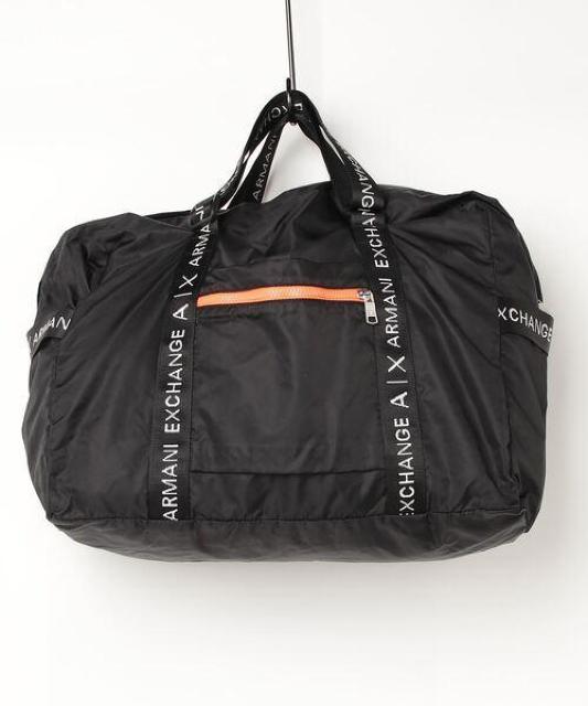 ☆ARMANI EXCHANGE アルマーニエクスチェンジ ロゴ トートバッグ ボストンバッグ☆ブラック < ブランド ☆ARMANI EXCHANGE アルマーニエクスチェンジ ロゴ トートバッグ ボストンバッグ☆ブラック < ブランドの