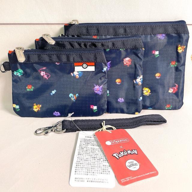 ★新品★LeSportsac レスポートサック ポケモンアンドフラワーズ ポーチ コスメポーチ 3455 セット 送料無料 < 女性ファッション  ★新品★LeSportsac レスポートサック ポケモンアンドフラワーズ ポーチ コスメポーチ 3455 セット 送料無料 < 女性ファッションの