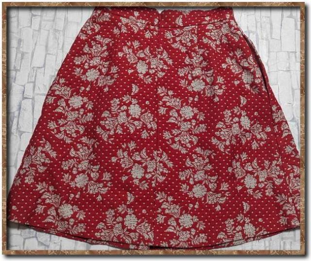 ペニーブラック ジャガードスカート 赤 < 女性ファッション  ペニーブラック ジャガードスカート 赤 < 女性ファッションの