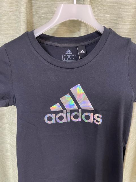 adidas アディダス ブラック Tシャツ 女児140 未使用品 < ブランド  adidas アディダス ブラック Tシャツ 女児140 未使用品 < ブランドの