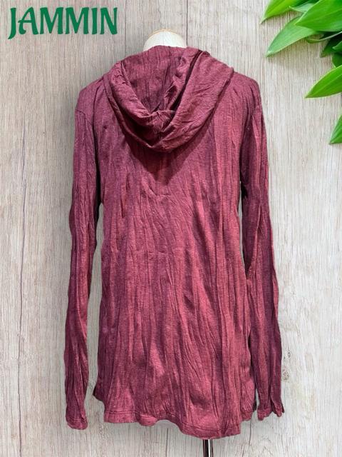 仏陀の手ロンT フード付き アジアン エスニック ヒッピー 個性派 < 女性ファッション 仏陀の手ロンT フード付き アジアン エスニック ヒッピー 個性派 < 女性ファッションの